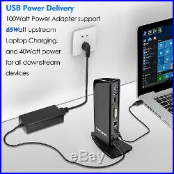 Wavlink USB-C Triple Display Universal Docking Station with 60W Power Delivery